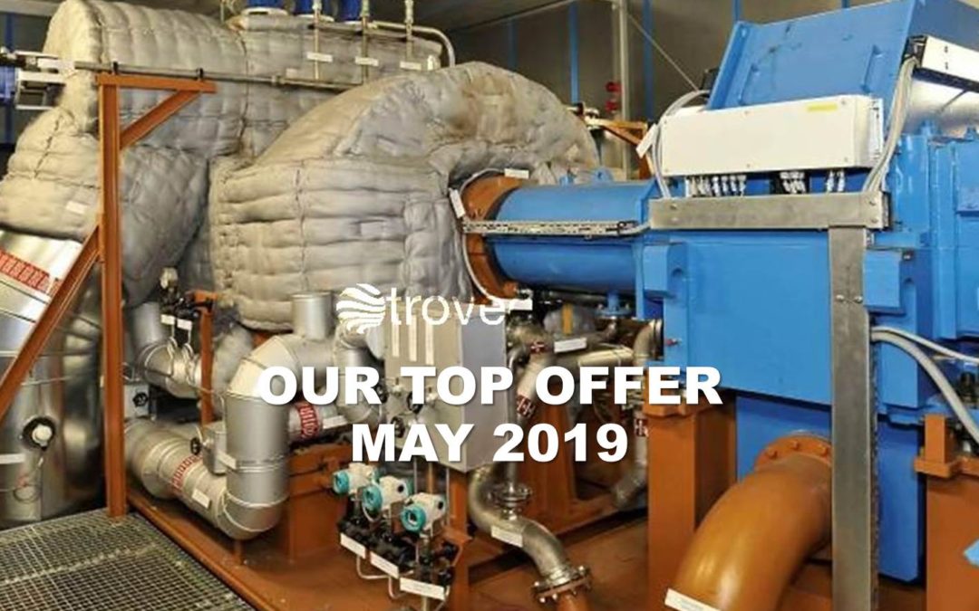 May 2019 Top Offer: Quite new, seasonally used 22 MWe steam turbine generation set for sale at troveo