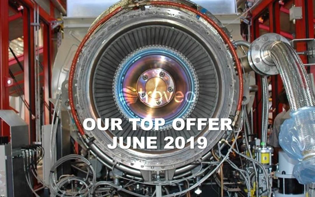 June 2019 Top Offer: Moderately used 7 MWe gas turbine generation set for sale at troveo