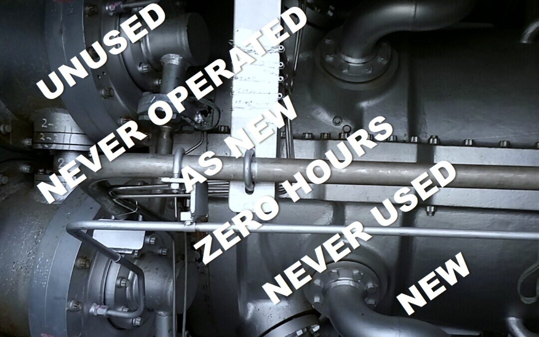 When is a power plant regarded as used? We increasingly offer unused zero hours operated plant equipment