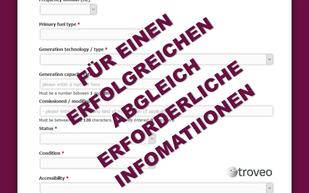 Welche Informationen sind für einen ersten Abgleich zwischen Angeboten und Suchen erforderlich?