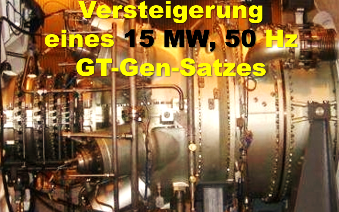 Top-Verkaufsangebot im März 2022: 1 x SGT-400 GT Gen-Set, 15 MW, 50 Hz bis Ende Mai versteigert