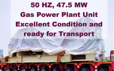 Top Sales Offer in August 2022: 1 x SGT-800 GT-Generator Set, 47.5 MW, 50 Hz excellent condition and ready for transport – PPO-123