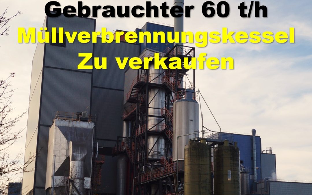 Top-Verkaufsangebot im Januar 2024: 1x 54 MWth abfallbefeuerter Kessel mit zirkulierender Wirbelschichtfeuerung – EQO-98