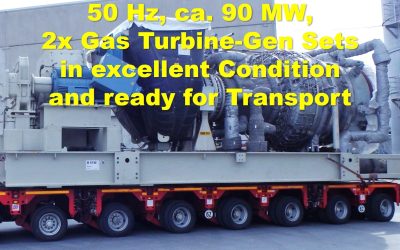 Top Sales Offer in February 2024: 2x SGT-800 GT-Generator Sets, combined 90 MW, 50 Hz, excellent condition and ready for transport – PPO-138