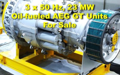 Our current TOP OFFER – for sale is a robust, heavy duty 70 MW open-cycle GT plant from a German manufacturer, with very few operating hours